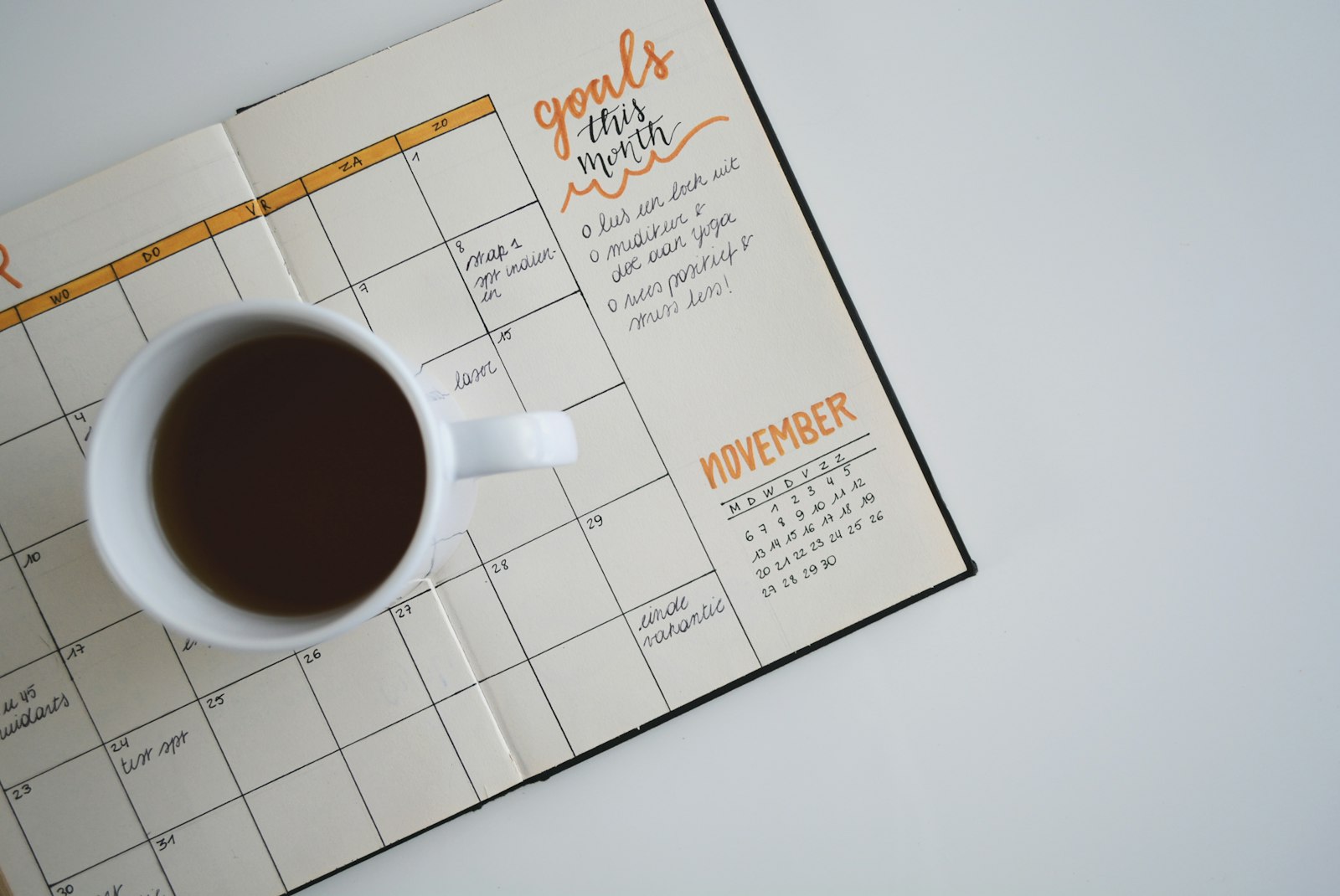 Planner and calendar for scheduling work