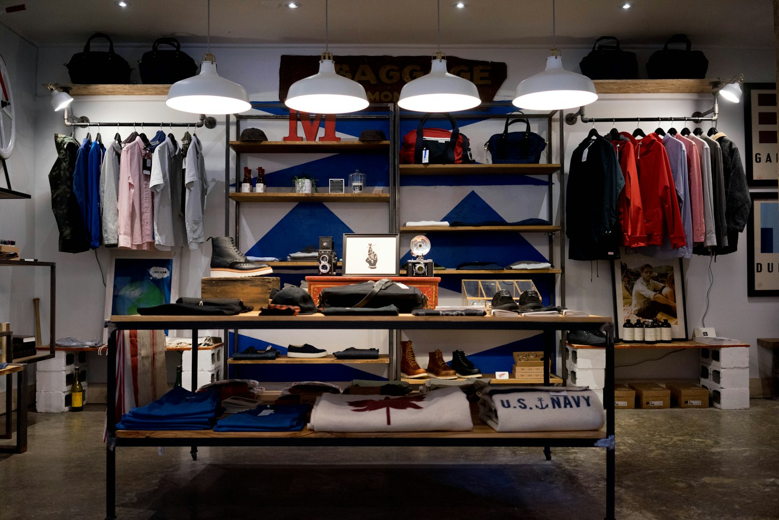 Specialty food shop interior